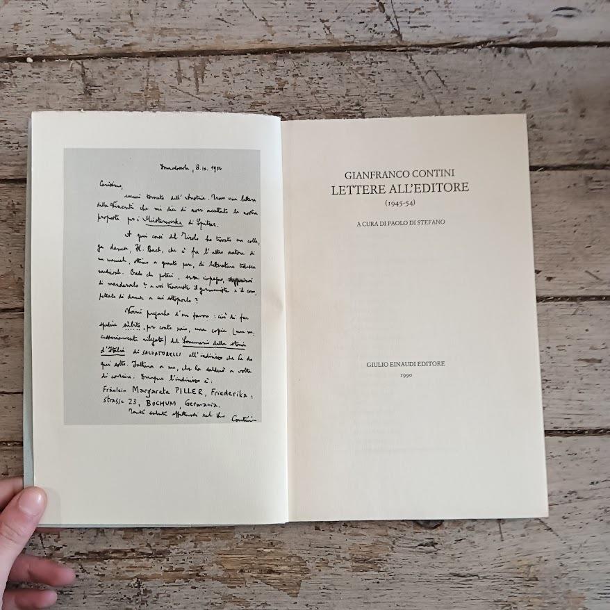 Lettere all'editore (1945-54)