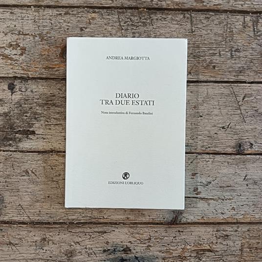 Diario tra due estati - copertina