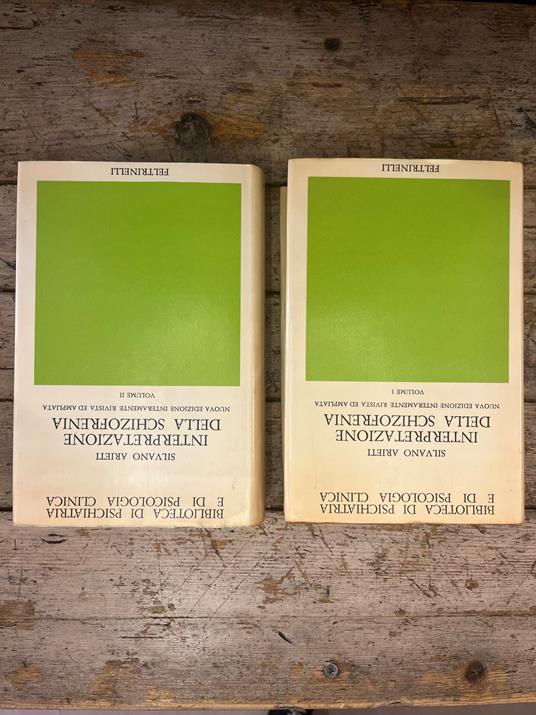 Interpretazione della schizofrenia VOL.I-II - Silvano Arieti - copertina