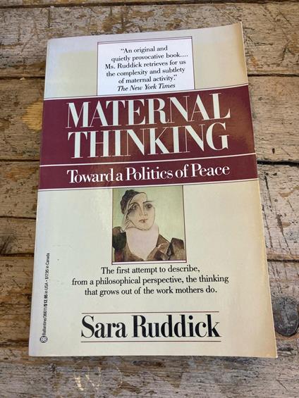 Maternal Thinking toward a politics of peace - copertina