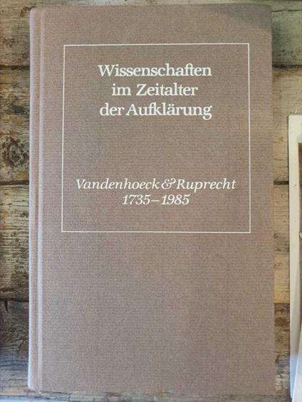 Wissenschaften im Zeitalter der Aufklärung - copertina