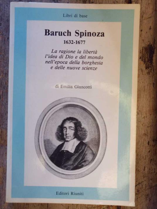 Baruch Spinoza - copertina