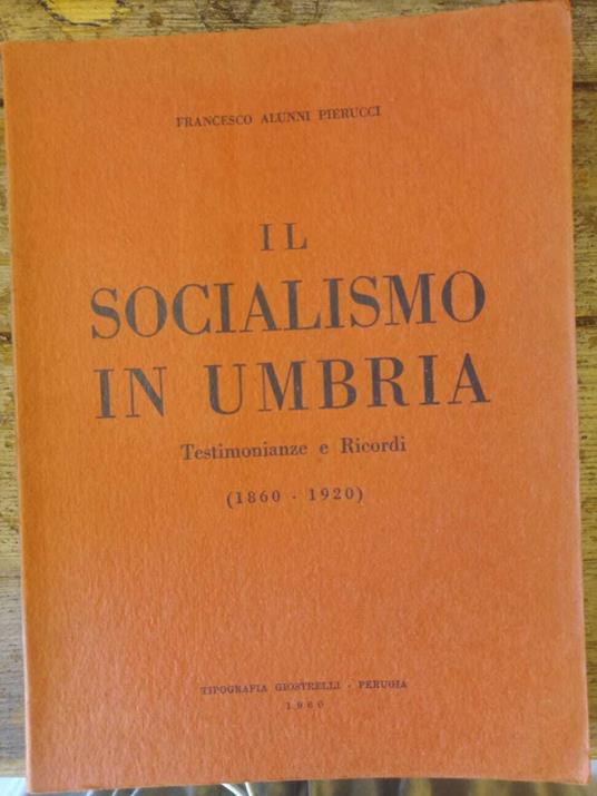 Il socialismo in Umbria - copertina