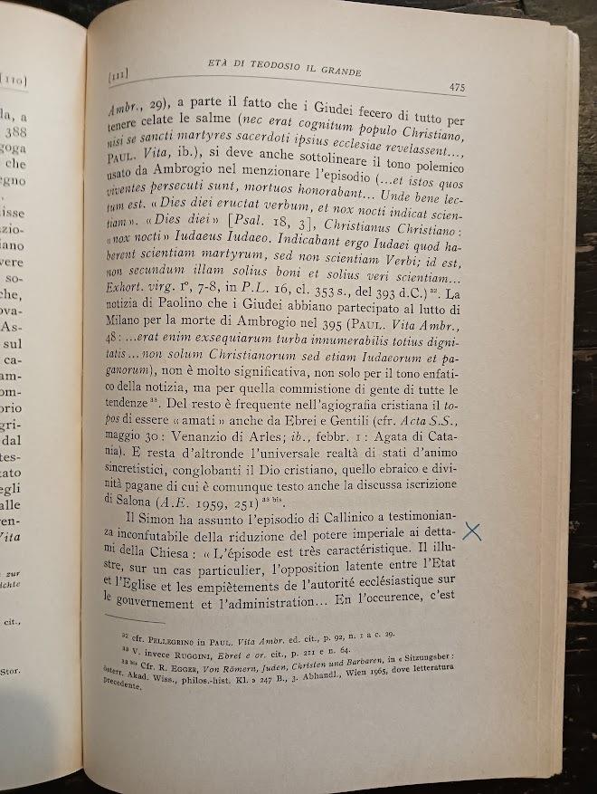 I Cristiani e il Mondo Ebraico nell'età di Teodosio Il Grande