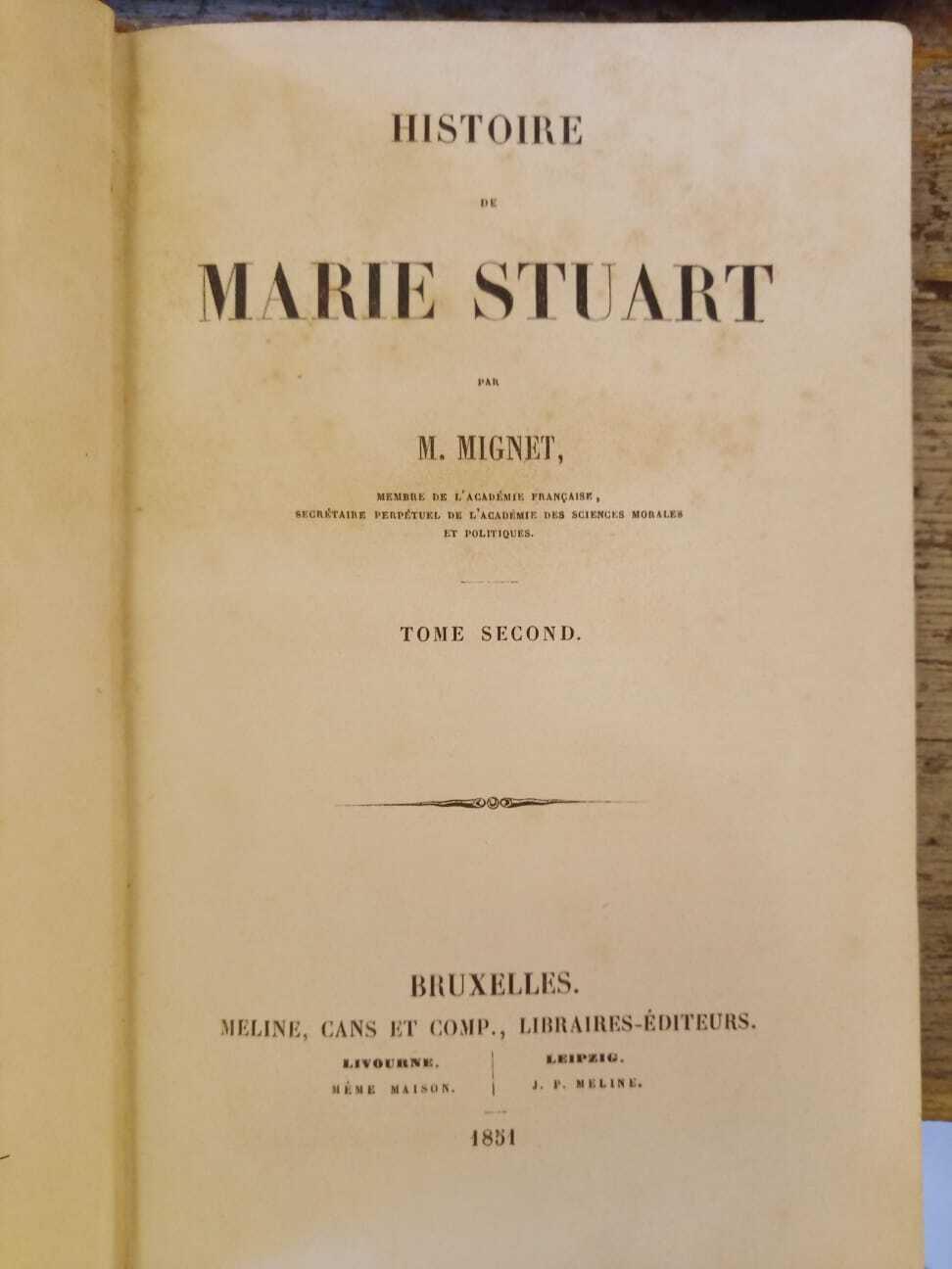Histoire de Marie Stuart