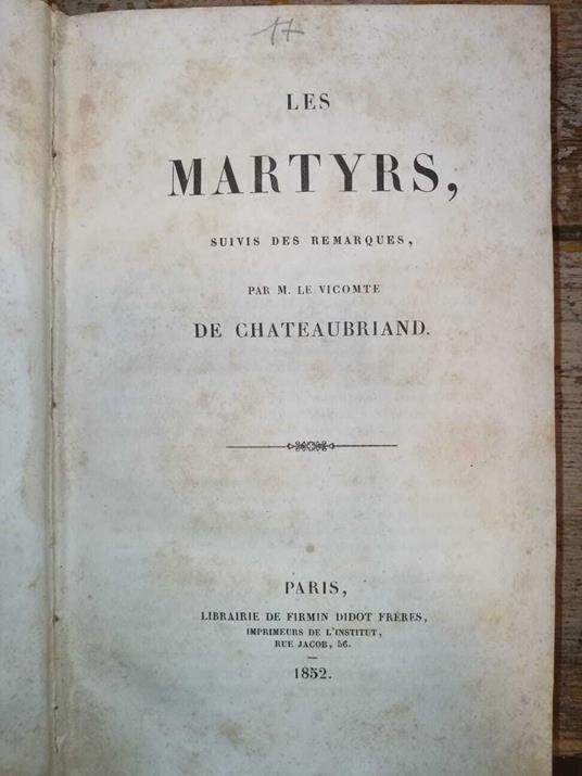 Les Martyrs - copertina