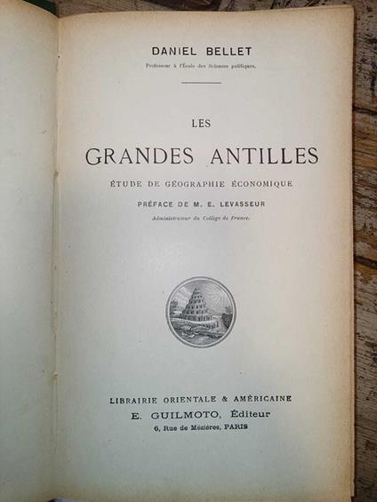 Les Grandes Antilles. Étude de Géographie économique - Daniel Bellet - copertina