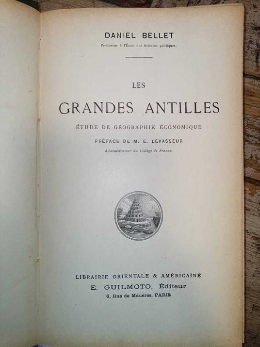 Les Grandes Antilles. Étude de Géographie économique - Daniel Bellet - copertina
