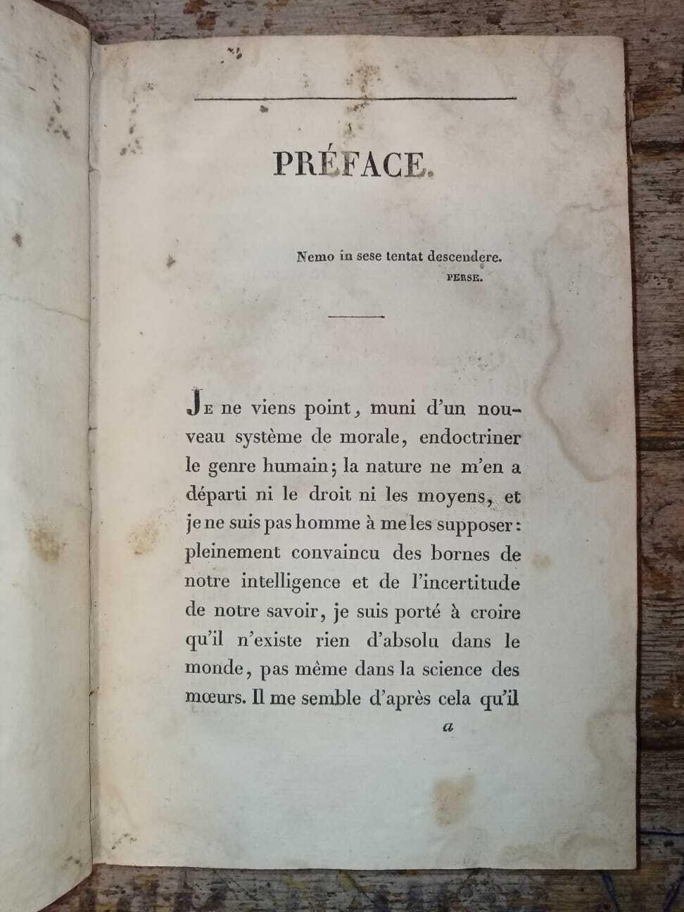 Pensées sur l'homme, le monde et les moeurs
