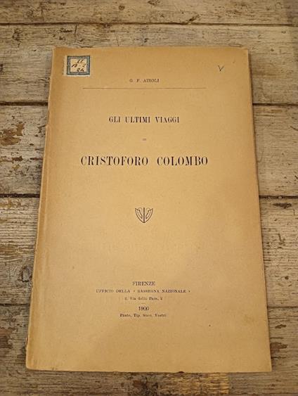 Gli ultimi viaggi di Cristoforo Colombo - copertina