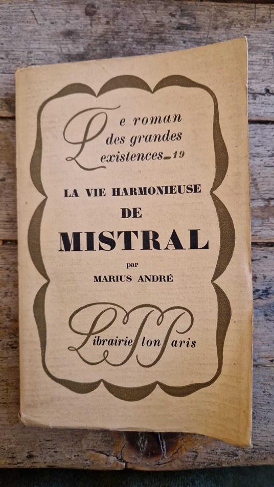 La vie harmonieuse de Mistral - copertina