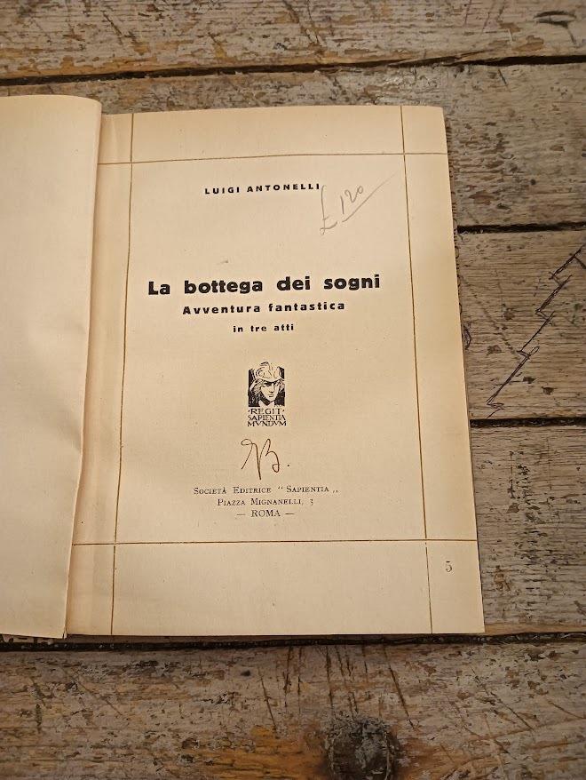 la bottega dei sogni avventura fantastica in tre atti