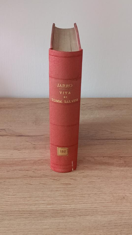 Vita Aneddotica di Tommaso Salvini - Jarro - copertina