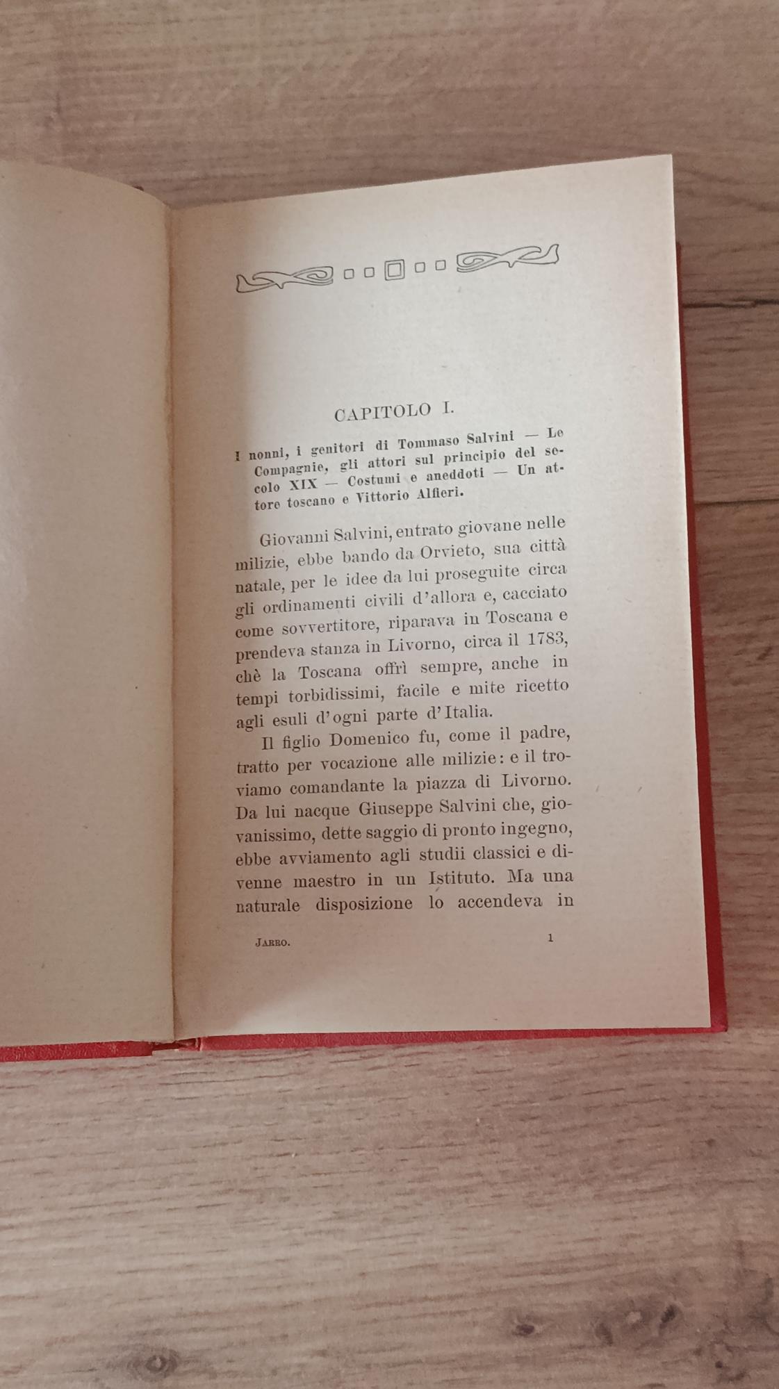 Vita Aneddotica di Tommaso Salvini