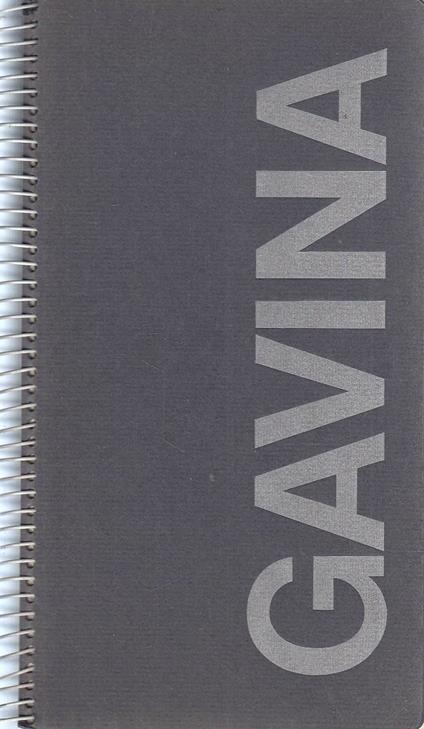 Catalogo GAVINA - copertina