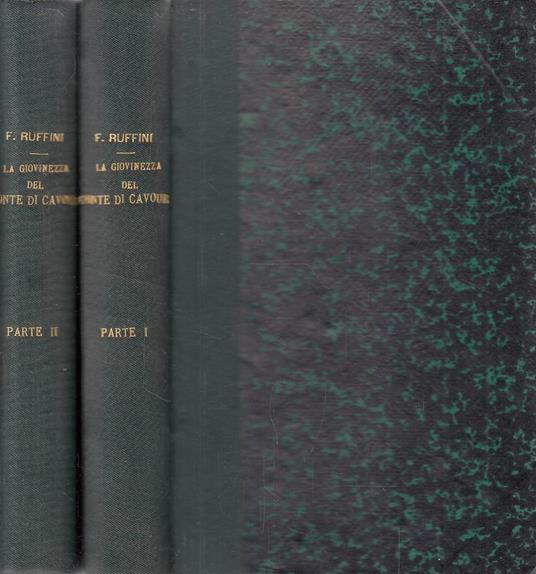 La giovinezza del Conte di Cavour. Saggi storici second o lettere e documenti inediti - Francesco Ruffini - copertina