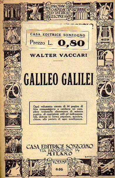 Galileo Galilei. Biblioteca del popolo - Walter Vaccari - copertina