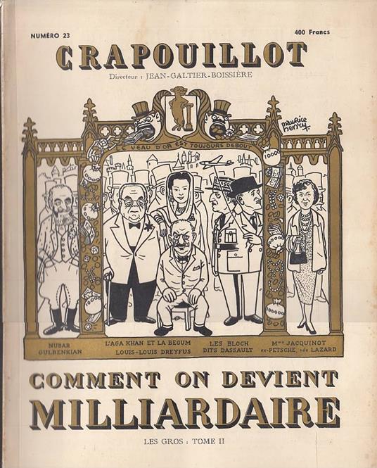 Le Crapouillot, n. 23 : Les Gros, Tome 2 : Comment on devient milliardaire - copertina