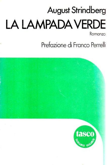 La lampada verde - August Strindberg - copertina