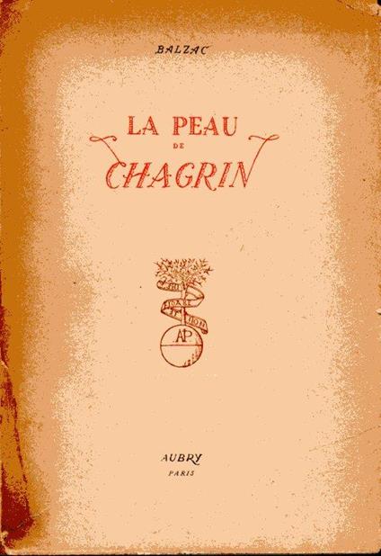 La peau de chagrin - copertina