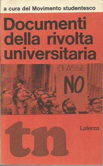 Documenti della rivolta universitaria - copertina