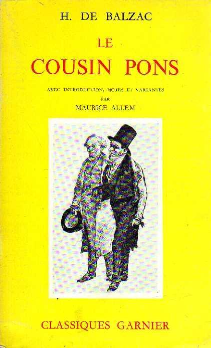 Le cousin pons - copertina