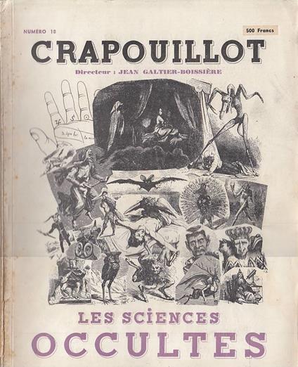 Le Crapouillot, n. 18 : Les sciences occultes - copertina