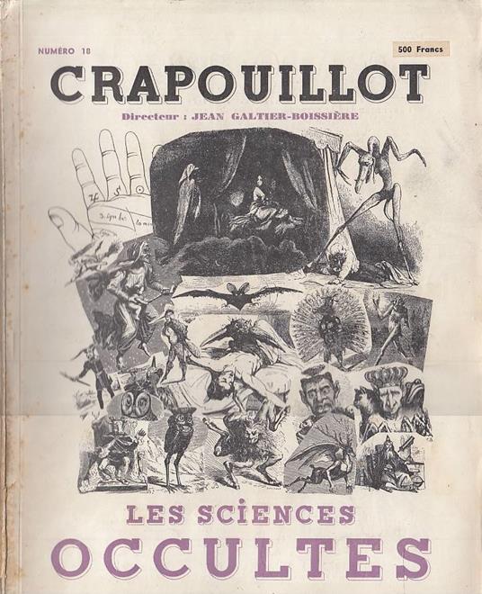 Le Crapouillot, n. 18 : Les sciences occultes - copertina