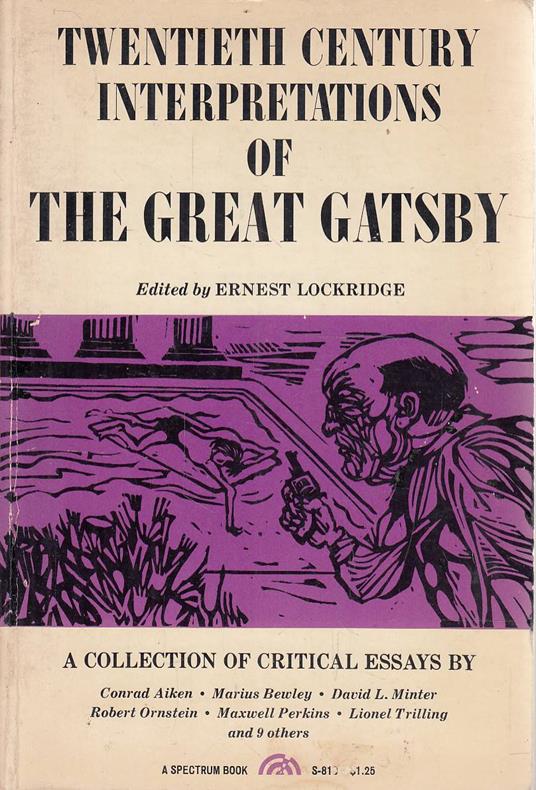 Twentieth Century Interpretations of the Great Gatsby: A Collection of Critical Essays - copertina