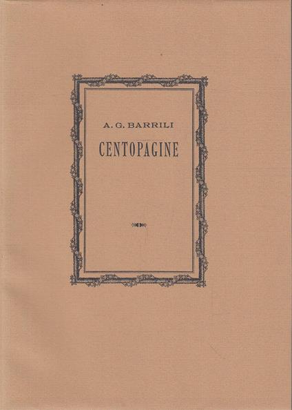 Centopagine - copertina
