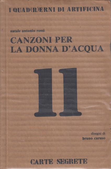Canzoni per la donna d'acqua - Natale Antonio Rossi - copertina