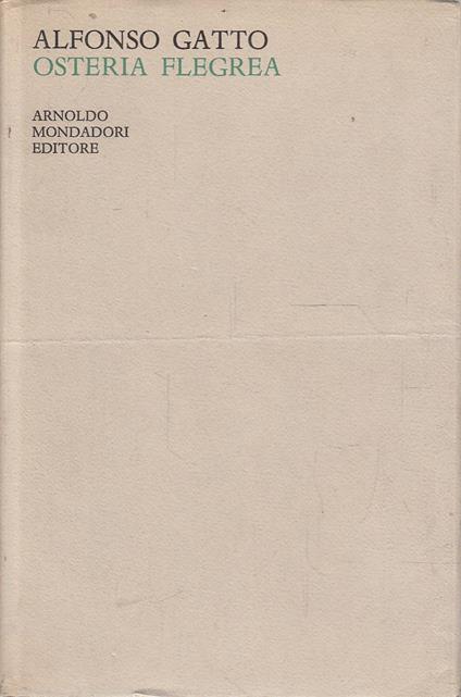 Osteria flegrea - Alfonso Gatto - copertina