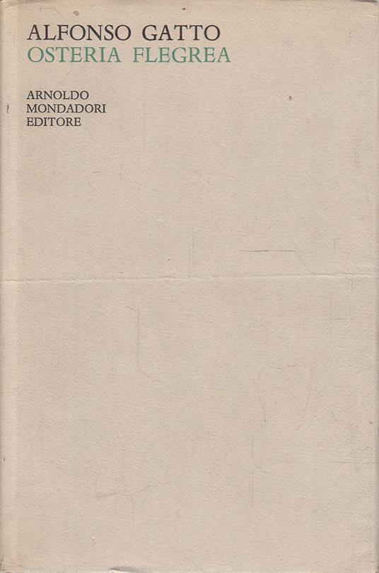 Osteria flegrea - Alfonso Gatto - copertina