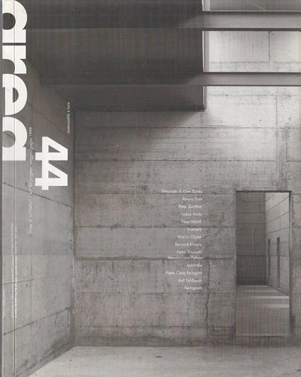 Arte 44 - Rivista di Architettura e Arti del Progetto - copertina