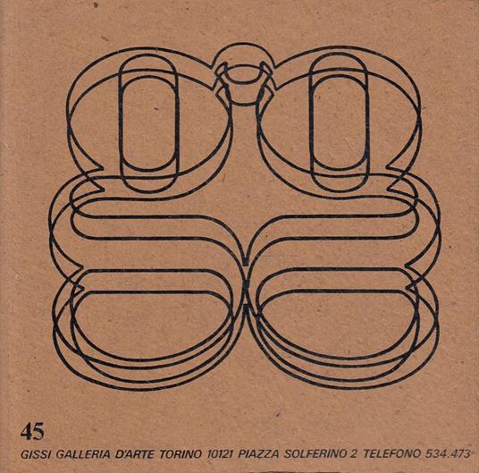 Marini, Burri, Moreni - Epica della vitalità - 45 Galleria d'Arte Gissi - 1969 - Albino Galvano - copertina