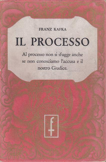 Il processo - Franz Kafka - copertina