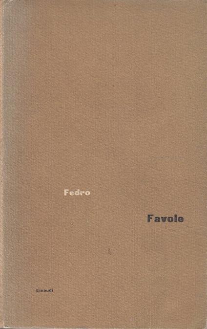Favole - Fedro - copertina