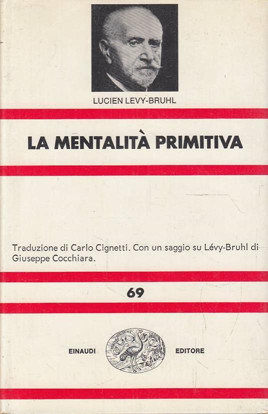 La Mentalità primitiva - Lucien Lévy-Bruhl - copertina