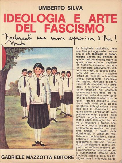 Ideologia e arte del fascismo - Umberto Silva - copertina