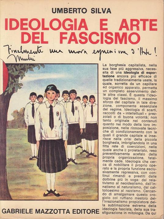 Ideologia e arte del fascismo - Umberto Silva - copertina