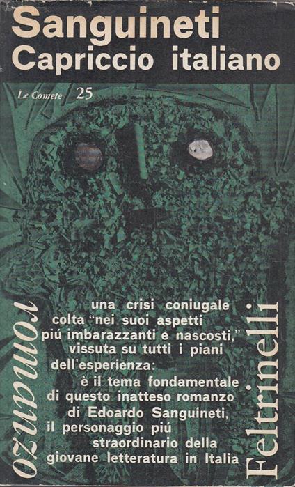 Capriccio italiano - Edoardo Sanguineti - copertina