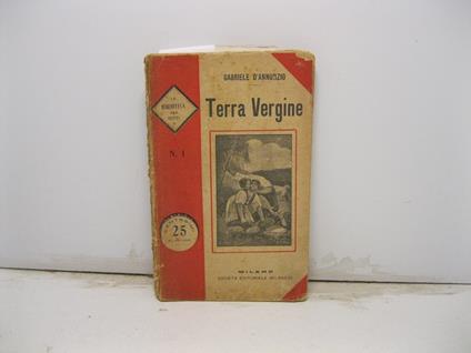 Terra vergine - Gabriele D'Annunzio - copertina