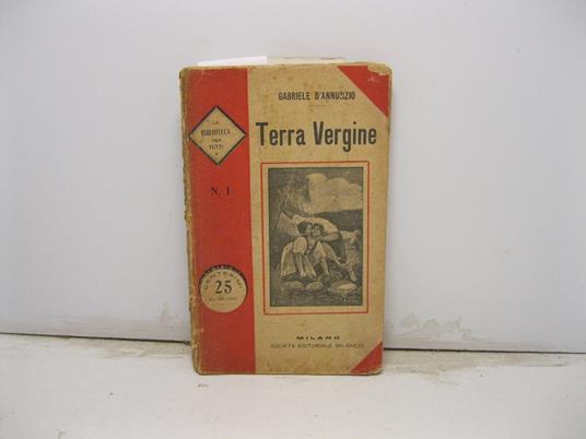 Terra vergine - Gabriele D'Annunzio - copertina