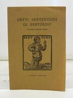 Detti sentenziosi di Bertoldo, 3 libretto di MAL'ARIA