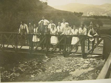 Val Lemme. Voltaggio, ponte all'acqua sulfurea. Fotografia originale - copertina