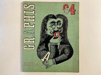 Graphis. International Bi-Montly for Graphic Applied Art, volume 12, no 64, March/April 1956 - copertina