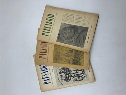 Paesaggio. Quaderni di letteratura e arte diretti da Mino Rosi. N. 1, 2, 3-4, 1946 (tutto il pubblicato) - copertina