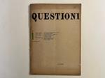Questioni. Bimestrale di cultura, 1, gennaio-febbraio 1955