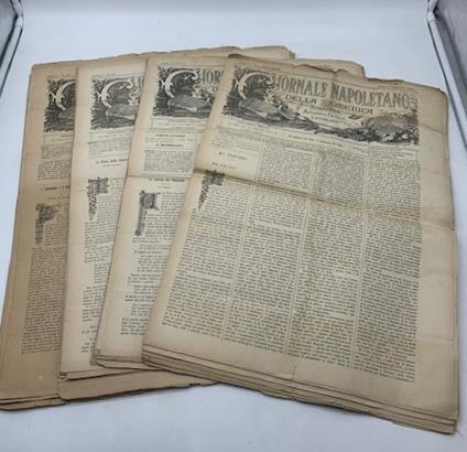 Giornale napoletano della Domenica scientifico, artistico, critico, letterario. Anno I. Numero 1 (-51), 1882. Tutto il pubblicato - copertina