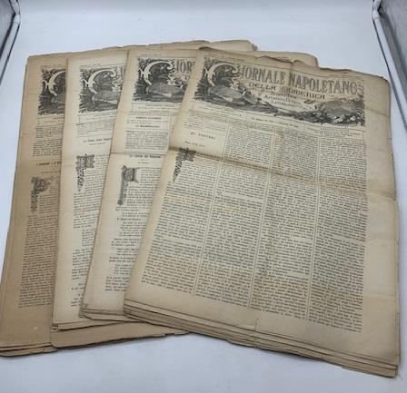 Giornale napoletano della Domenica scientifico, artistico, critico, letterario. Anno I. Numero 1 (-51), 1882. Tutto il pubblicato - copertina